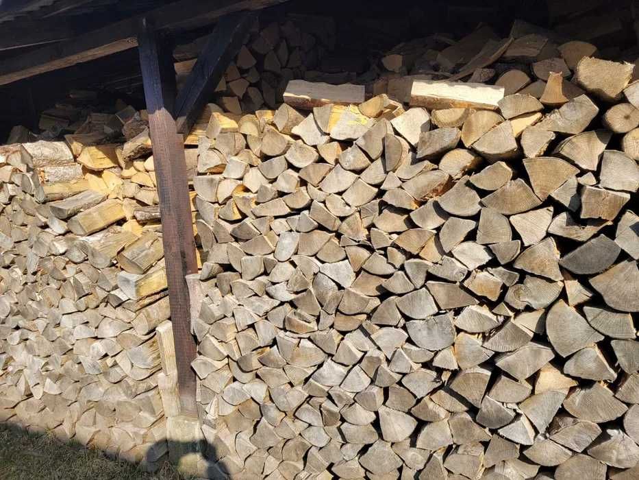 Drewno kominkowe opałowe sezonowane transport