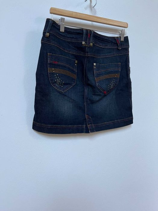 Mini spódniczka jeansowa Promod M