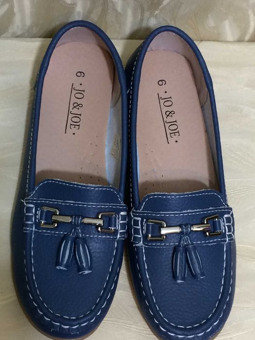 Жіночі шкіряні м'які мокасини туфліjo&joe, р.38