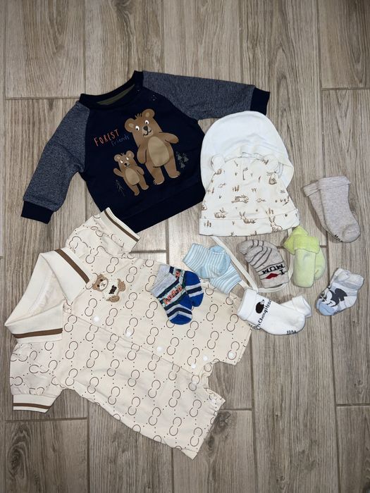 Набір одягу Пакет речей від 0- до 6 місяців 62 розмір, 56 розмір, 68 р