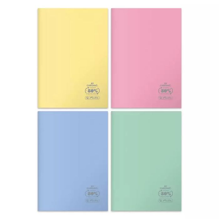 Zeszyt A5/60k linia Opr Pp Pastel Col Her Fol A 5. Herlitz. Nowy Produkt