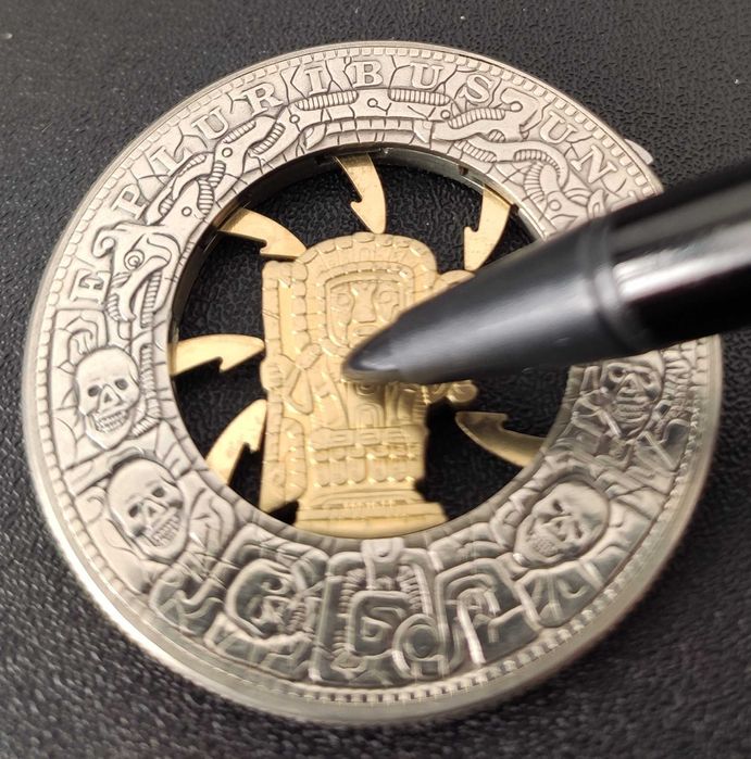 Монета із прихованим механізмом "Майя" колекція Hobo Nickel