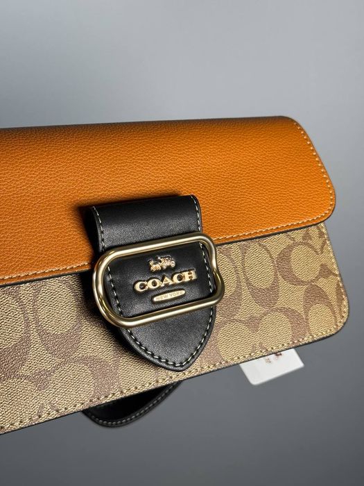 Жіноча шкіряна сумочка  / Шкіряна сумочка коуч / женская сумочка коуч