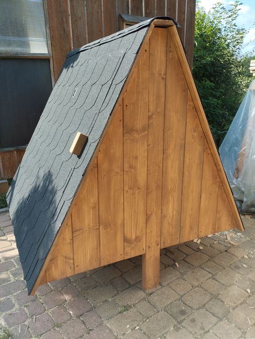 Studnia drewniana, nakładka na studnię.