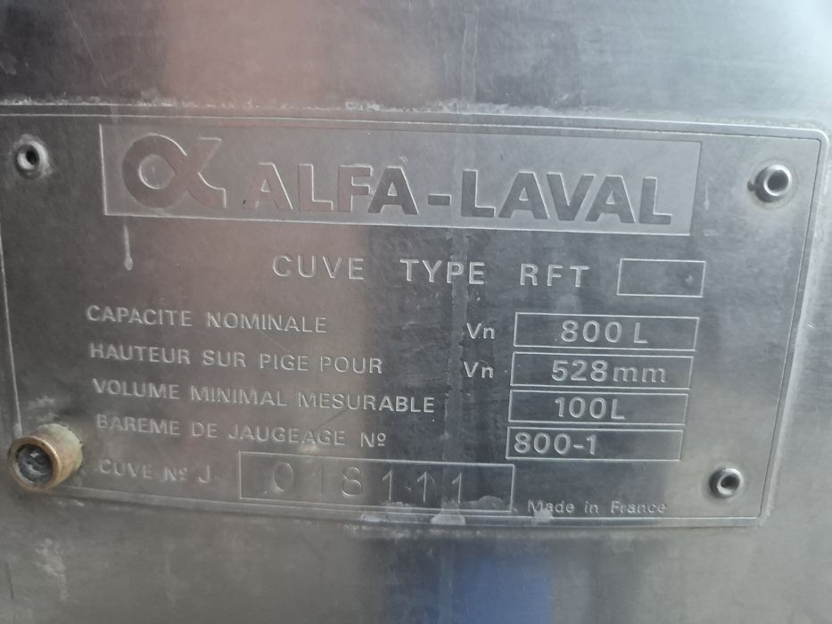 Chłodnia 800 Alfalaval