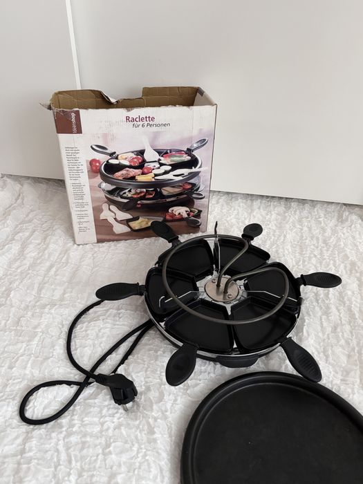 Raclette grill grillowanie