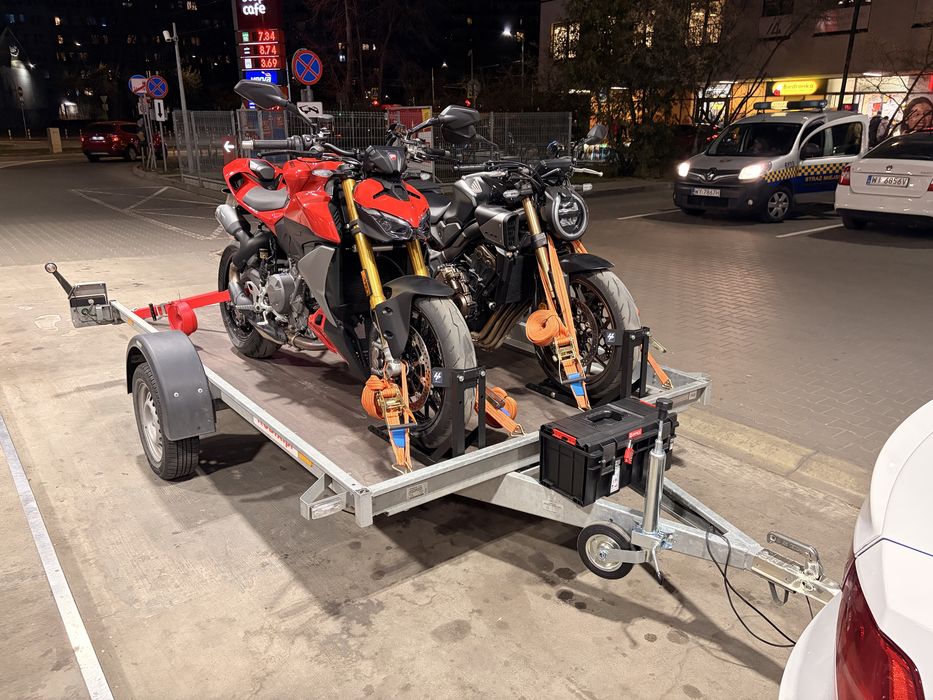 Wynajem / Wypożyczalnia Przyczep do Motocykli i Quadów / PLATFORMA „MOTOnaHAK”