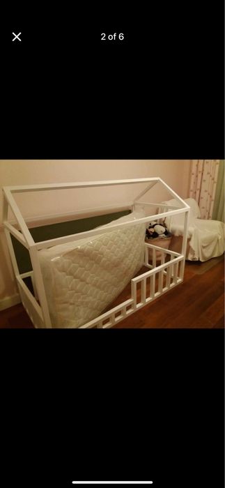 Cama montessori criança