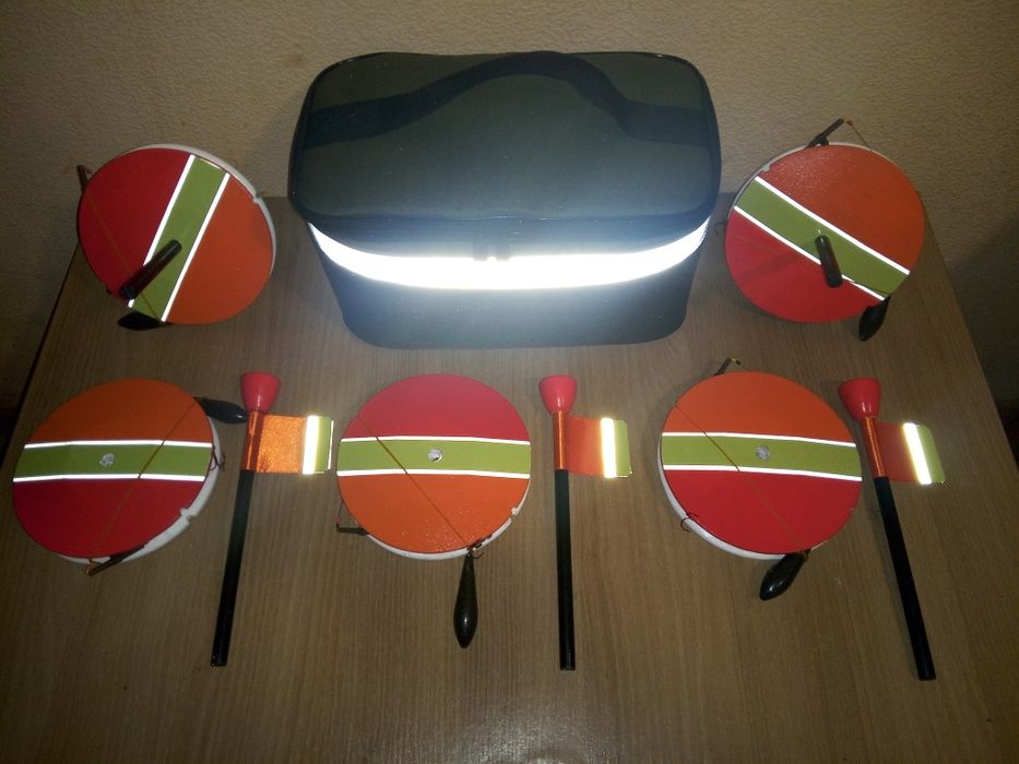 ТОПОВЫЕ светящиеся кружки (жерлицы) на ЩУКУ  От Петровича 10шт в сумке