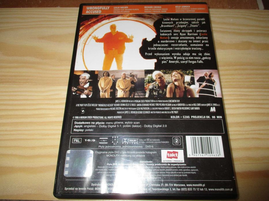 Ściągany DVD + Naga broń trylogia Blu Ray