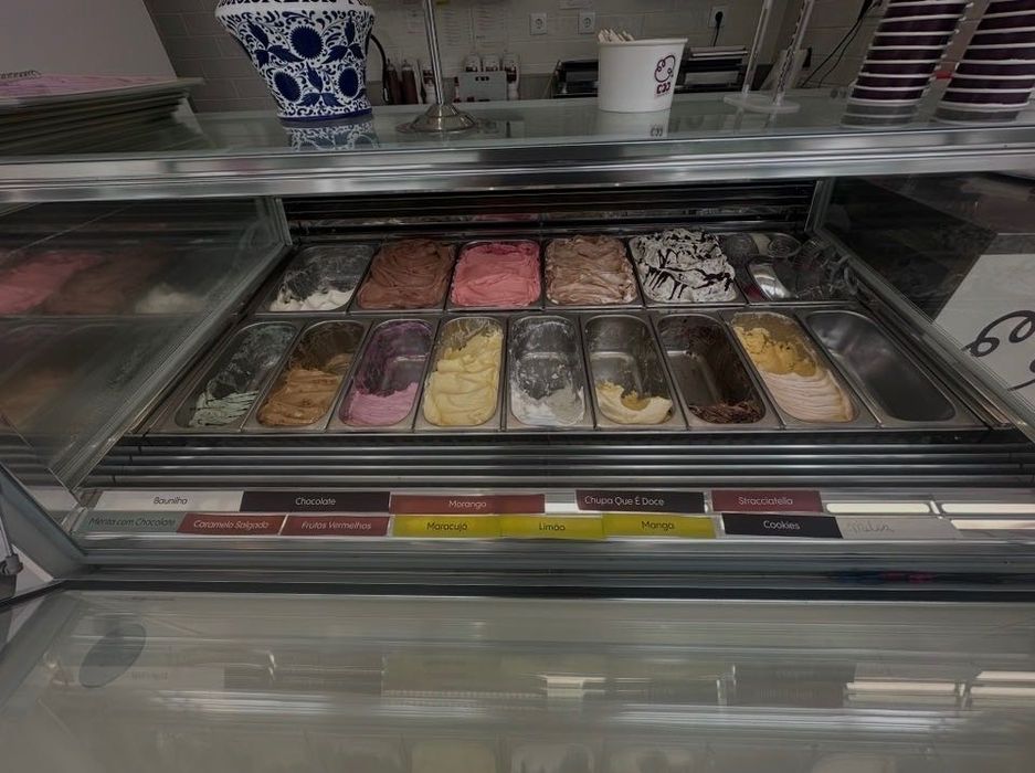 Vitrine para gelados