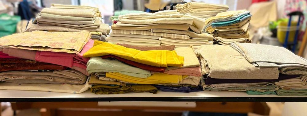 Lote de Tecidos de Qualidade Cerca de 70kg | Encerramento de Atividade