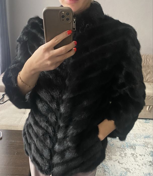 Полушубок норка натуральна нова