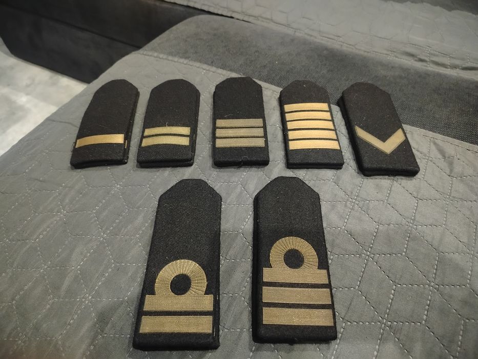 Pagony, naramienniki wojskowe Marynarki Wojennej, nowe, zestaw