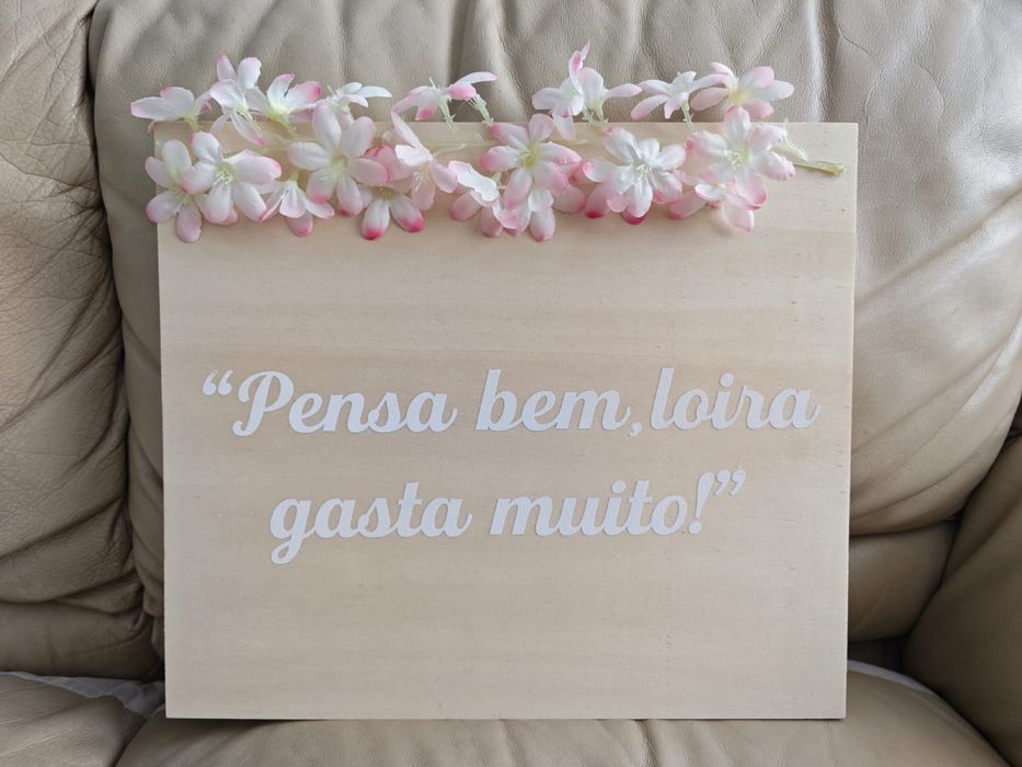 Placas para cerimónia de casamento