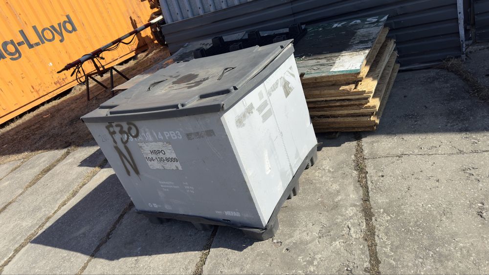 Skrzynio paleta plastikowa 120x100