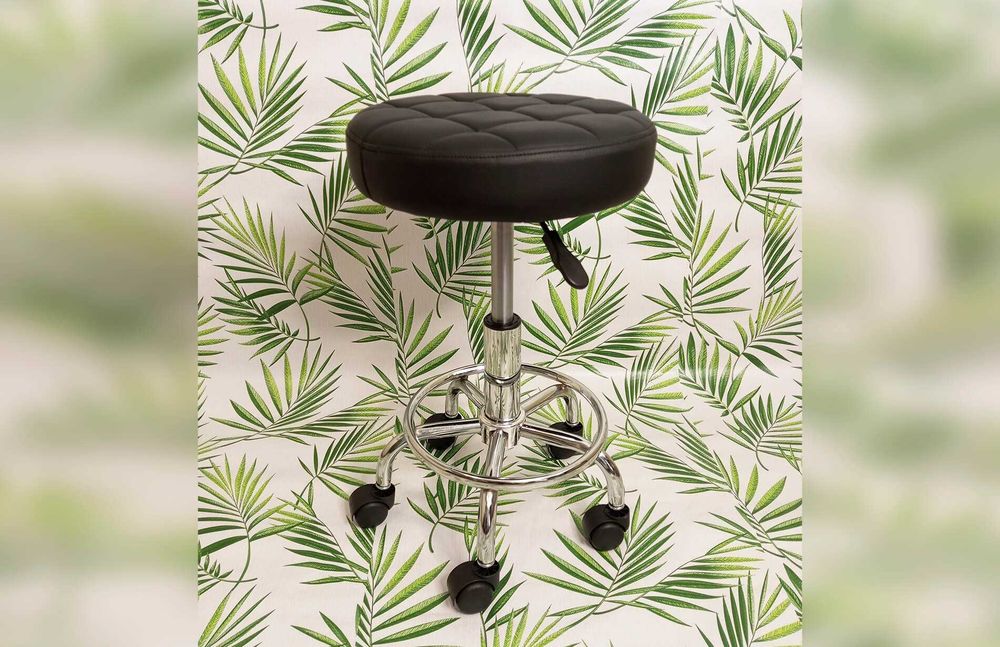 Зручний стілець для майстра табурет круглий, Крісло на коліщатках