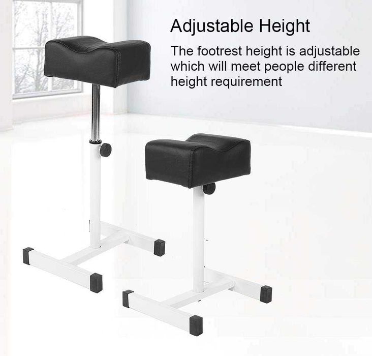 Podnóżek do pedicure, regulowany do paznokci z ergonomiczną konstrukcj