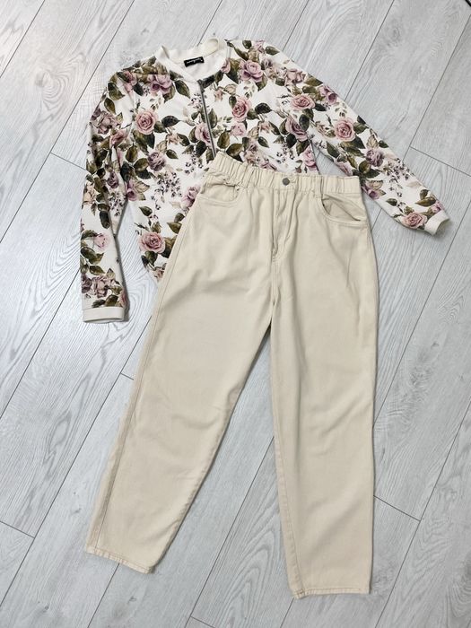 Котонові штани H&M + в подарунок бомбер