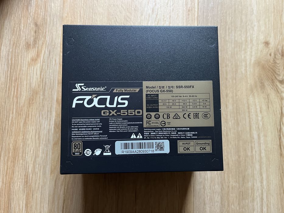 Seasonic Focus GX-550 / SSR-550F