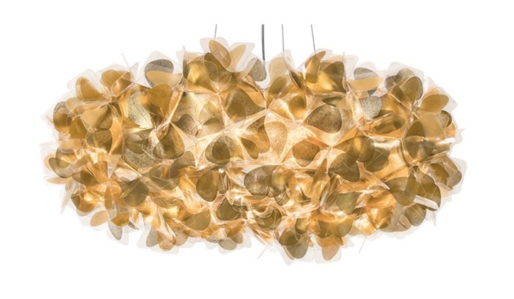 Candeeiro Clizia suspension 130cm Gold