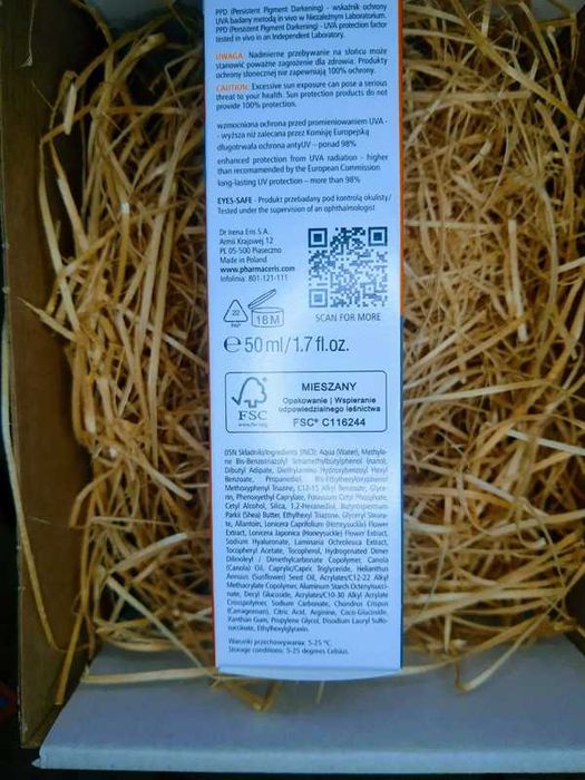 Phrmaceris S Sensi Protect emulsja ochronna do twarzy i oczu SPF 50+