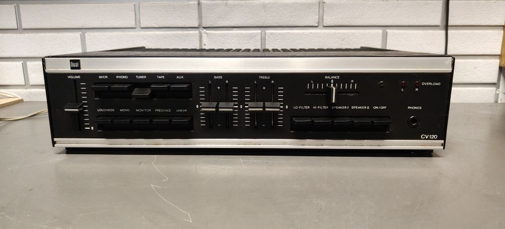 Wzmacniacz Quadro stereo DUAL  CV 120