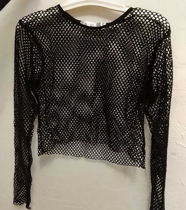 Кофта чорна сітка