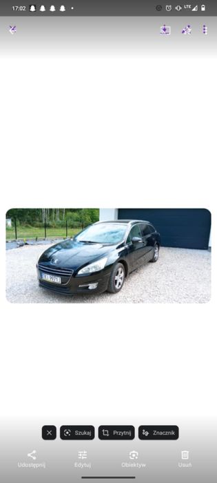 Peugeot 508 uszkodzony