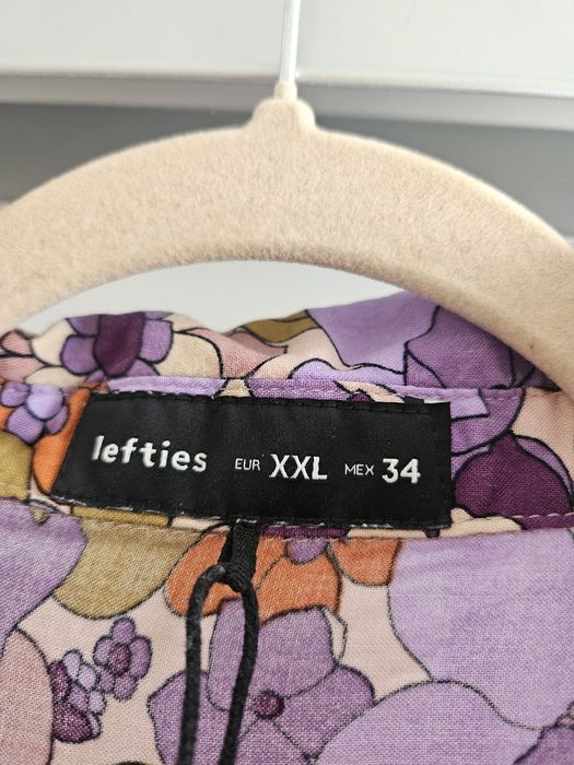 Koszula marki lefties 100%wiskoza roMiar xxl w kwiaty