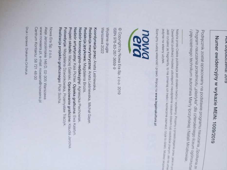 Spotkanie ze sztuką podręcznik do plastyki