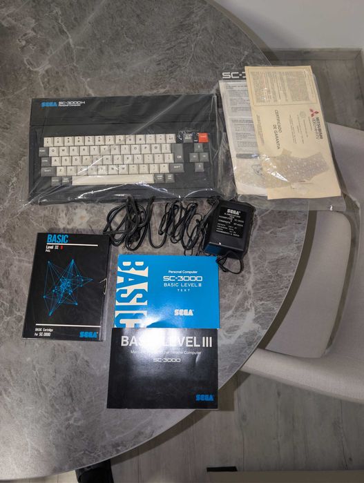 Consola rara SEGA SC-300H.Dentro da caixa.