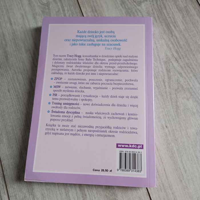 Język dwulatka Tracy Hogg, Melinda Blau