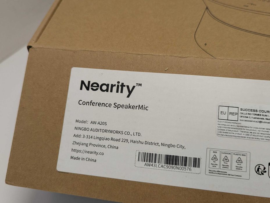 Конференц-колонка спікерфон NEARITY A20S USB-спікерфон з 8 мікрофонами