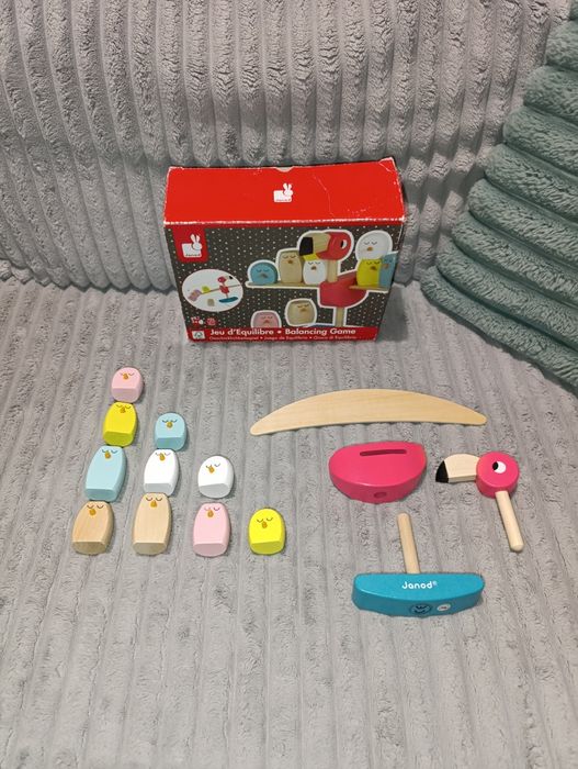 Gra balansowa drewniana Flamingi Janod