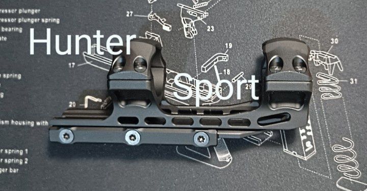 Кронштейн, моноблок Leapers accu-sync offset d-30 . Ar15/Ак