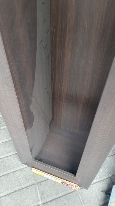 Półka wisząca brązowa