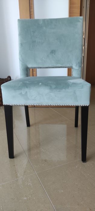 9,99€ - 2 cadeirões sala / veludo verde