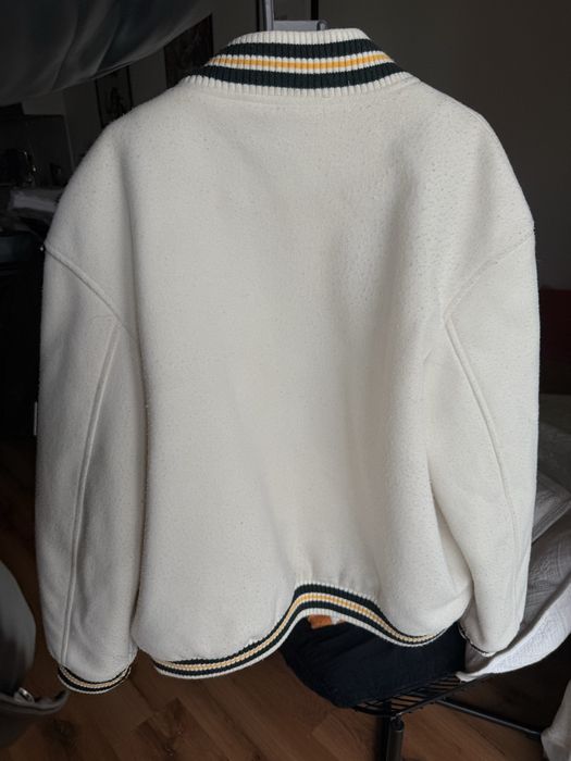 Casaco bomber bege varsity