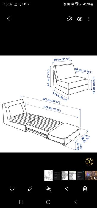 Sofá - Cama Kivik