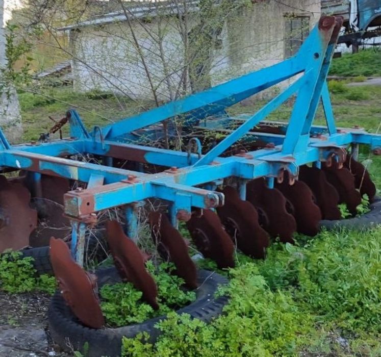 Борона дискова АГД-3.5 навісна  УДА-3.1 причепна з котком під 110 к.с. 2012 р.в