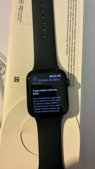 Apple Watch SE 2 Geração - Estado da bateria 94%