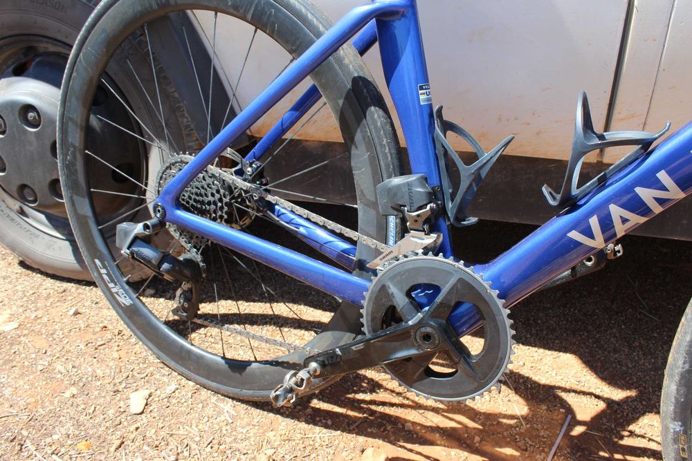 Bicicleta de Estrada RCR SRAM Rival AXS E1 2x12v Sensor de Potência Cinza / Decathlon Roadbike RCR