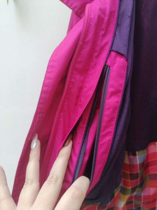 Casaco Impermeável Rosa Fúcsia