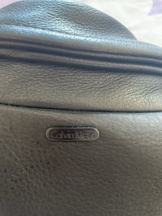 Jaqueta em Pele Calvin Klein