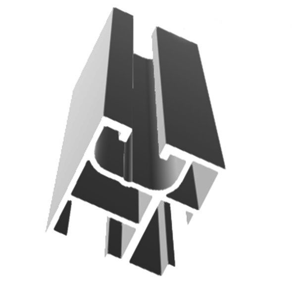 Профіль для кріплення сонячних панелей Axioma і оцинкований 21;41х41