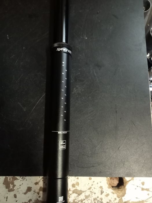 Nowa sztyca regulowana syncros 34,9 mm,drop 200