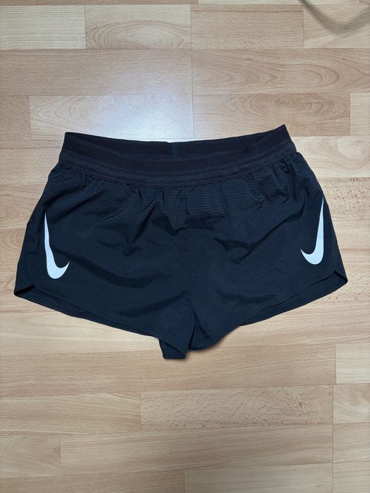 Spodenki do biegania szorty nike aeroswift czarne