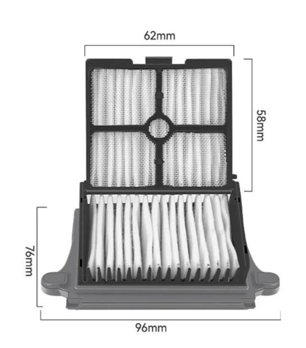 2x Wałek tineco 2x filtr s7/s7 pro