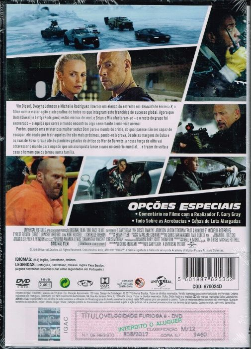 DVD Velocidade Furiosa 5 com Vin Diesel Trofa • OLX Portugal